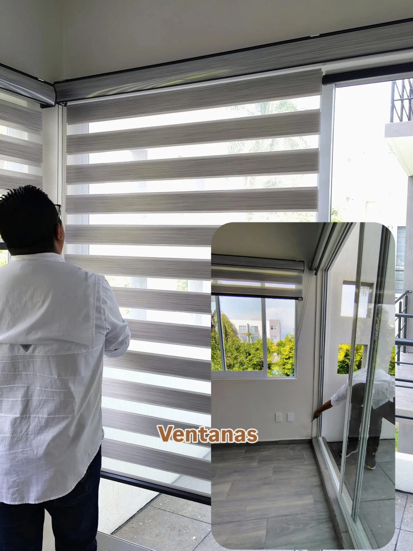 Supervisión de ventanas y persianas en una residencia