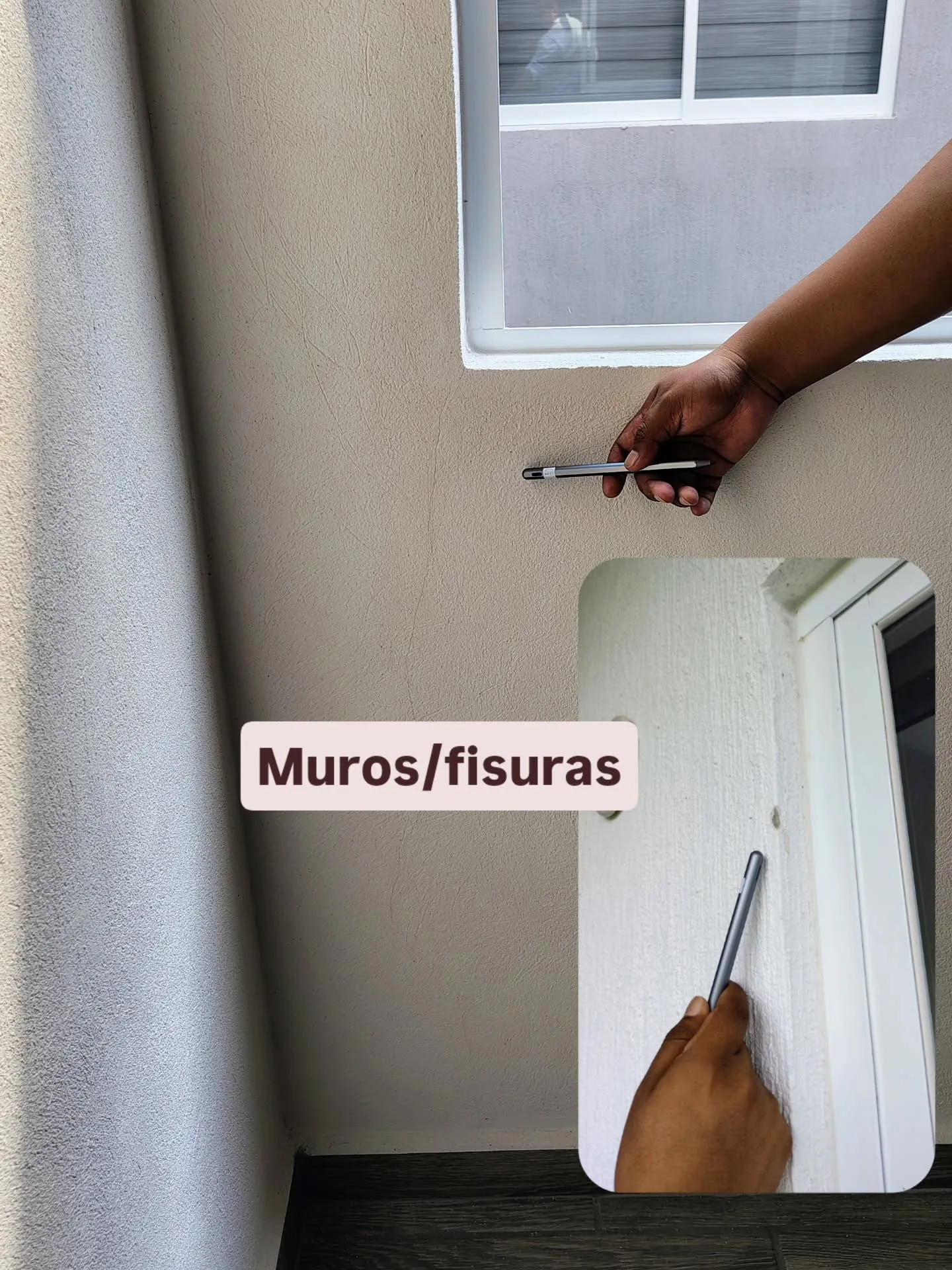 Revisión de muros y fisuras